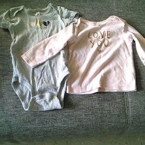 Baby girl shirt set